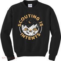 Scouting Is Intents Scout Funny Camping Kids Sweatshirt thumb 0