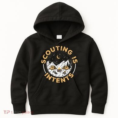 Scouting Is Intents Scout Funny Camping Kids Hoodie