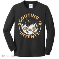Scouting Is Intents Scout Funny Camping Kids Long Sleeve Shirt thumb 0