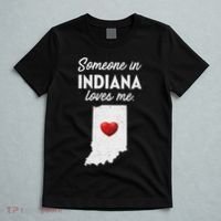 Someone In Indiana Loves Me Indiana In T-Shirt thumb 5