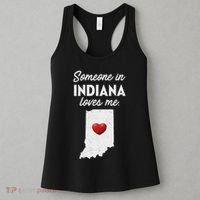 Someone In Indiana Loves Me Indiana In Women's Tank Top thumb 3