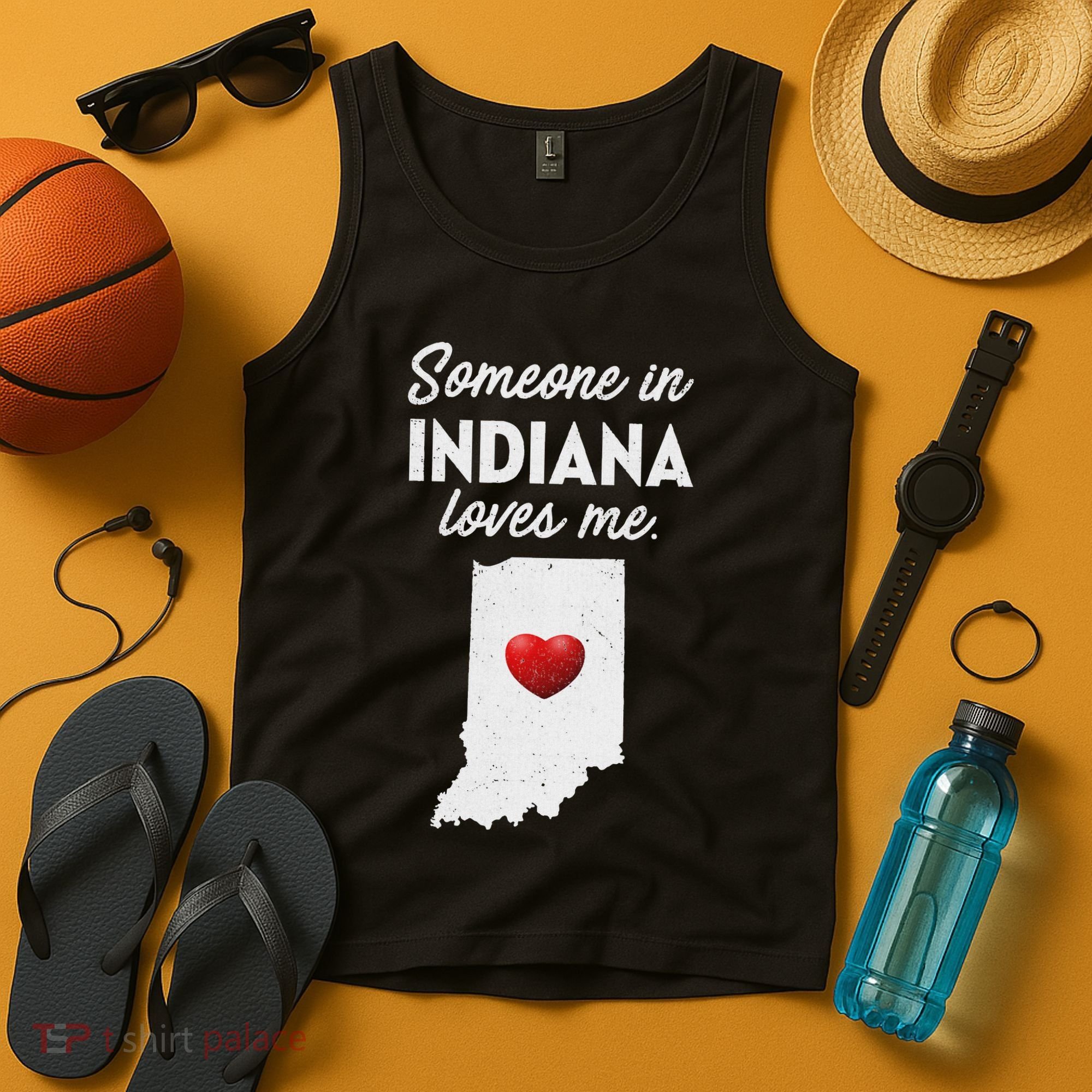 Someone In Indiana Loves Me Indiana In Tank Top