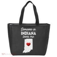 Someone In Indiana Loves Me Indiana In Tote Bag thumb 0