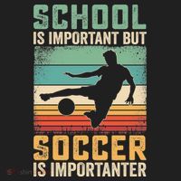School Is Important But Soccer Is Importanter Women's Sweatshirt thumb 2