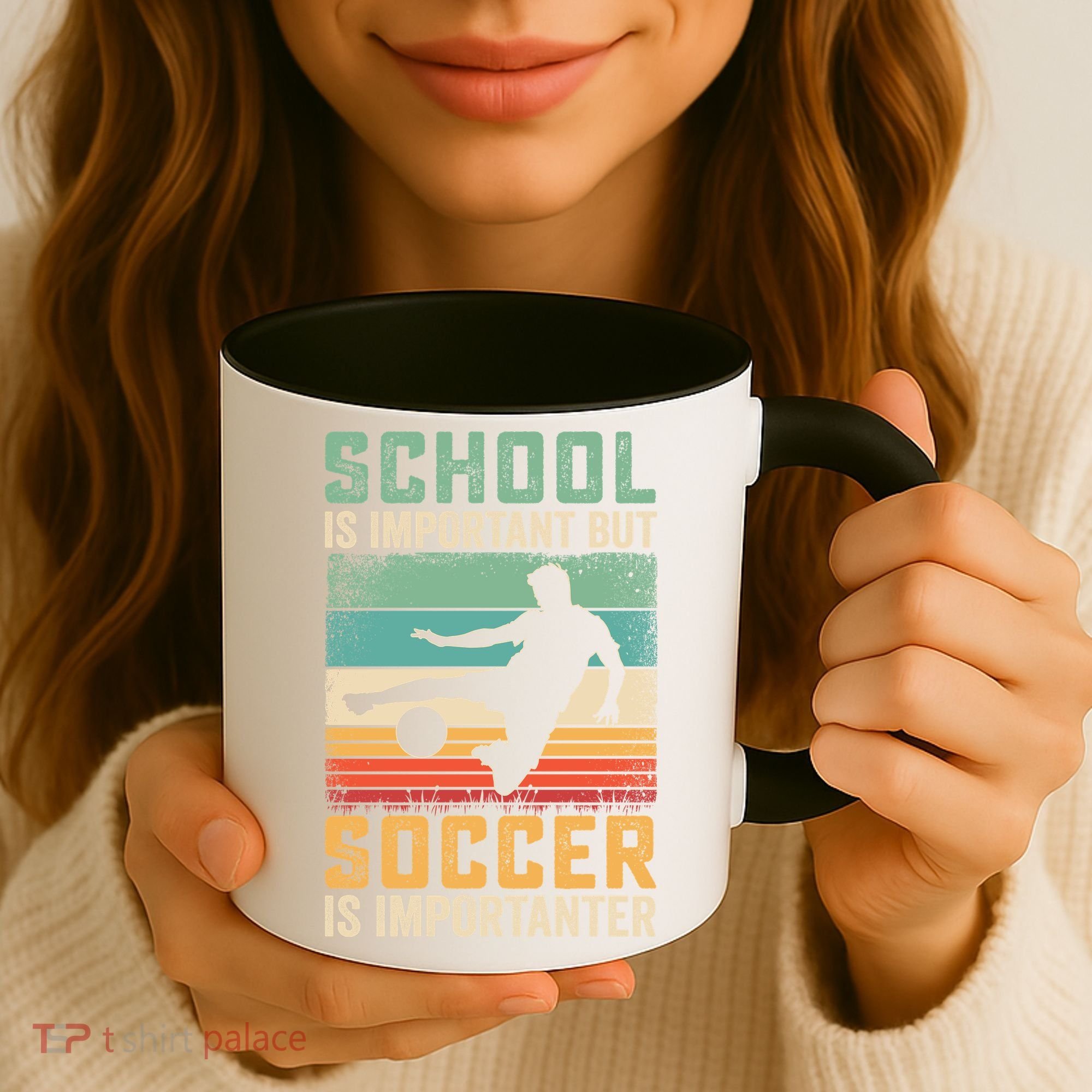 School Is Important But Soccer Is Importanter Coffee Mug