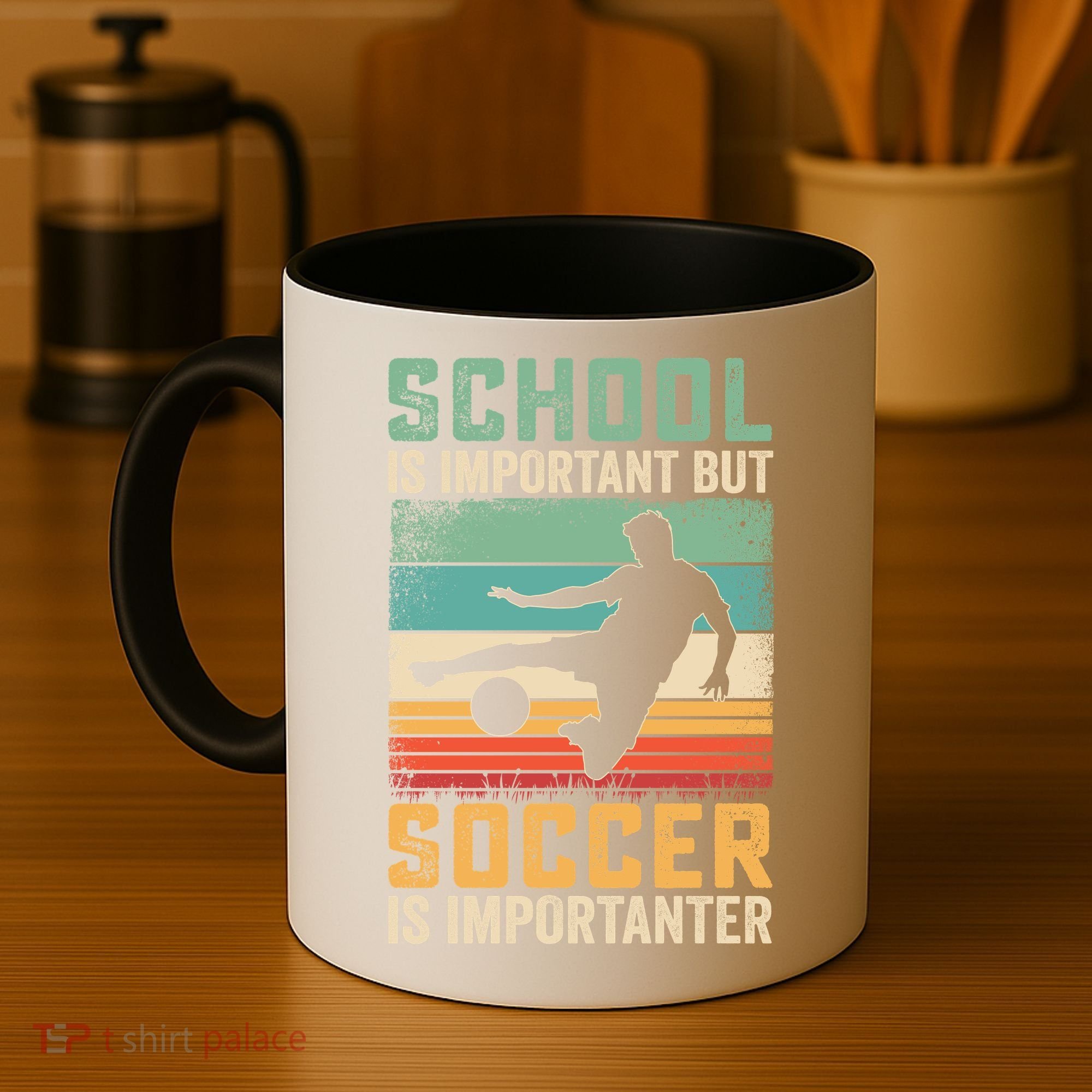 School Is Important But Soccer Is Importanter Coffee Mug