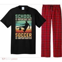 School Is Important But Soccer Is Importanter Pajama Set thumb 0