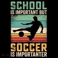 School Is Important But Soccer Is Importanter Ornament thumb 1