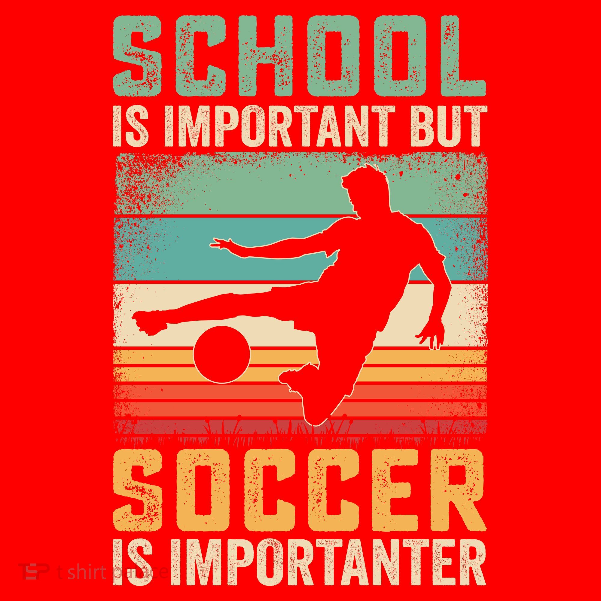 School Is Important But Soccer Is Importanter Santa Hat