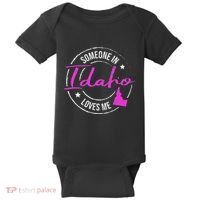 Someone In Idaho Loves Me Idaho Baby Bodysuit thumb 0
