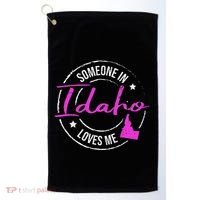 Someone In Idaho Loves Me Idaho Golf Towel thumb 0