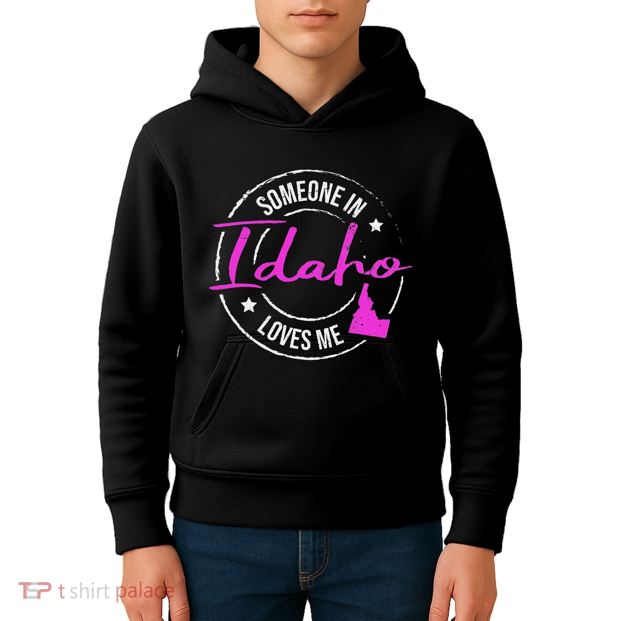 Someone In Idaho Loves Me Idaho Kids Hoodie