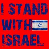 Support Israel I Stand With Israel Israeli Flag Pray For Israel Santa Hat thumb 1