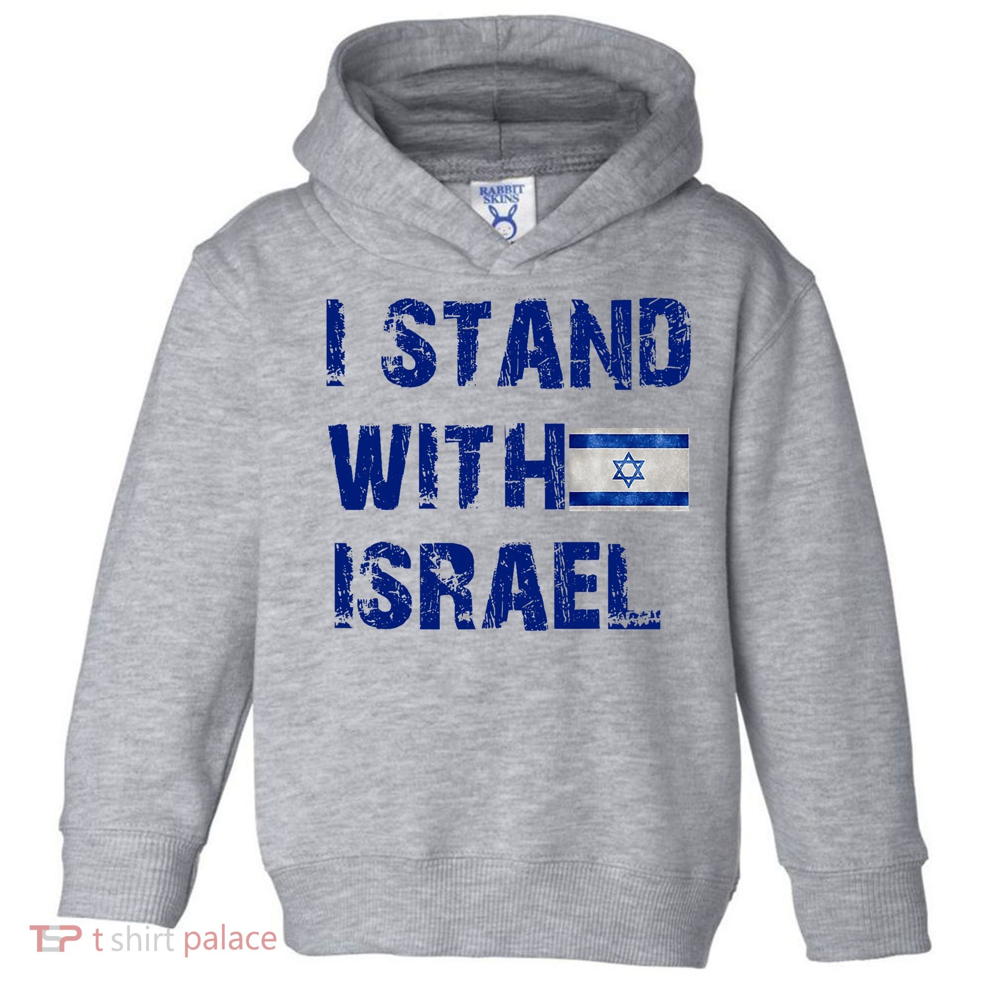 Support Israel I Stand With Israel Israeli Flag Pray For Israel Toddler Hoodie