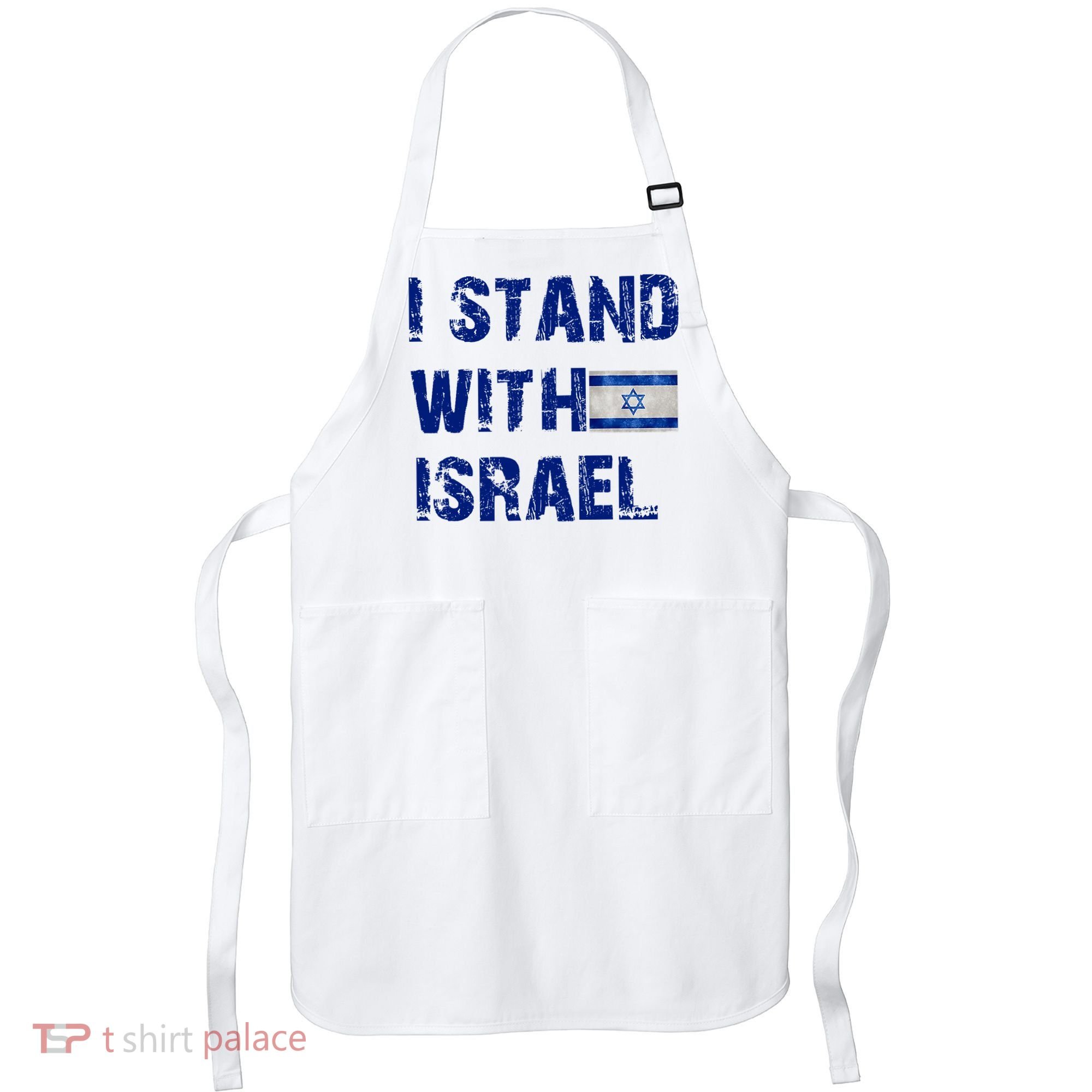 Support Israel I Stand With Israel Israeli Flag Pray For Israel Apron