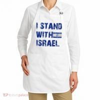 Support Israel I Stand With Israel Israeli Flag Pray For Israel Apron thumb 2