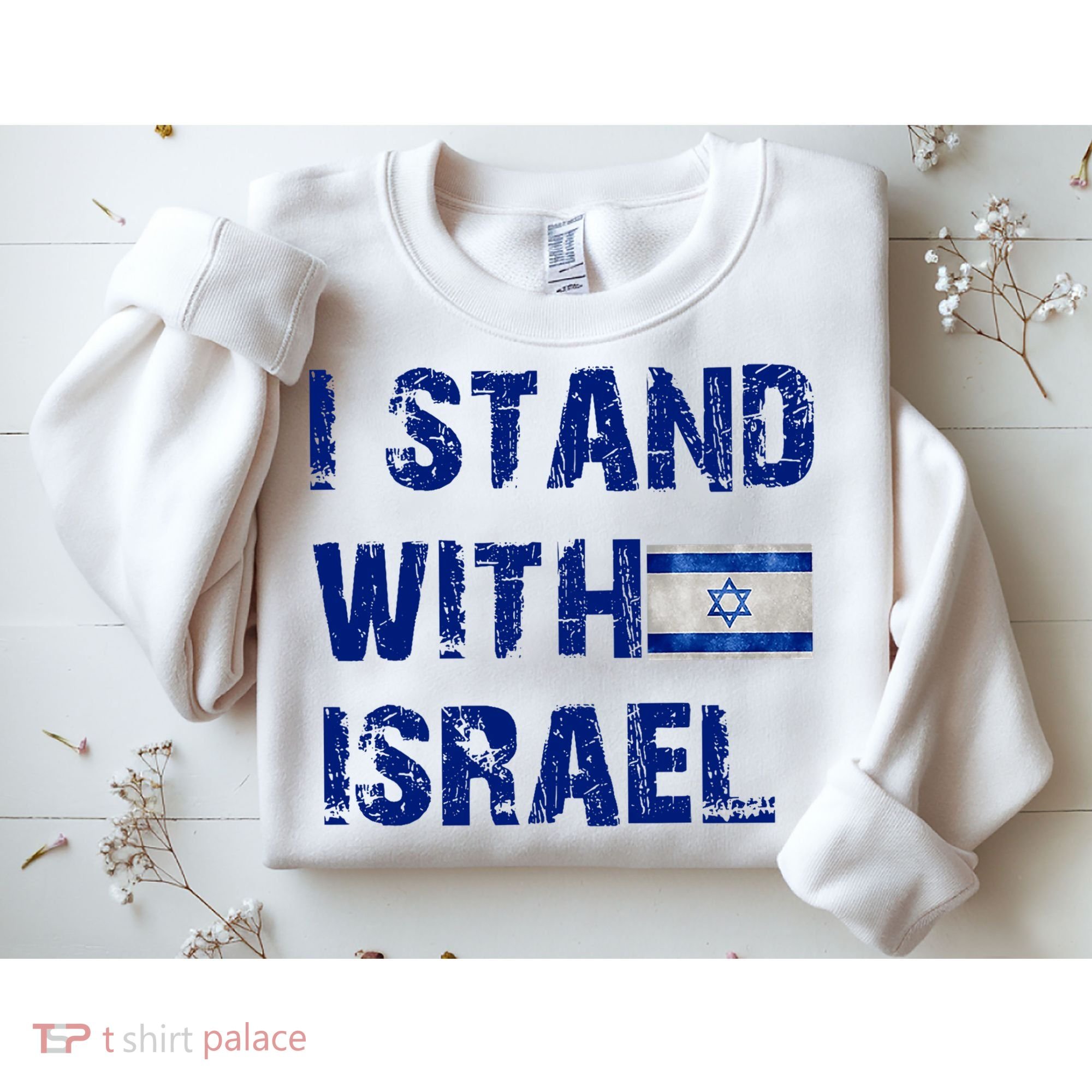 Support Israel I Stand With Israel Israeli Flag Pray For Israel Sweatshirt