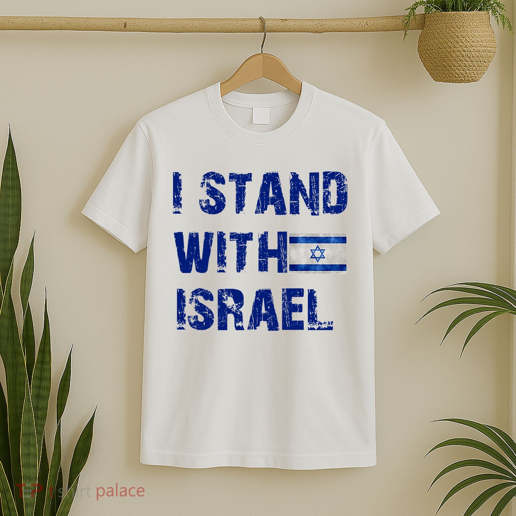 Support Israel I Stand With Israel Israeli Flag Pray For Israel T-Shirt