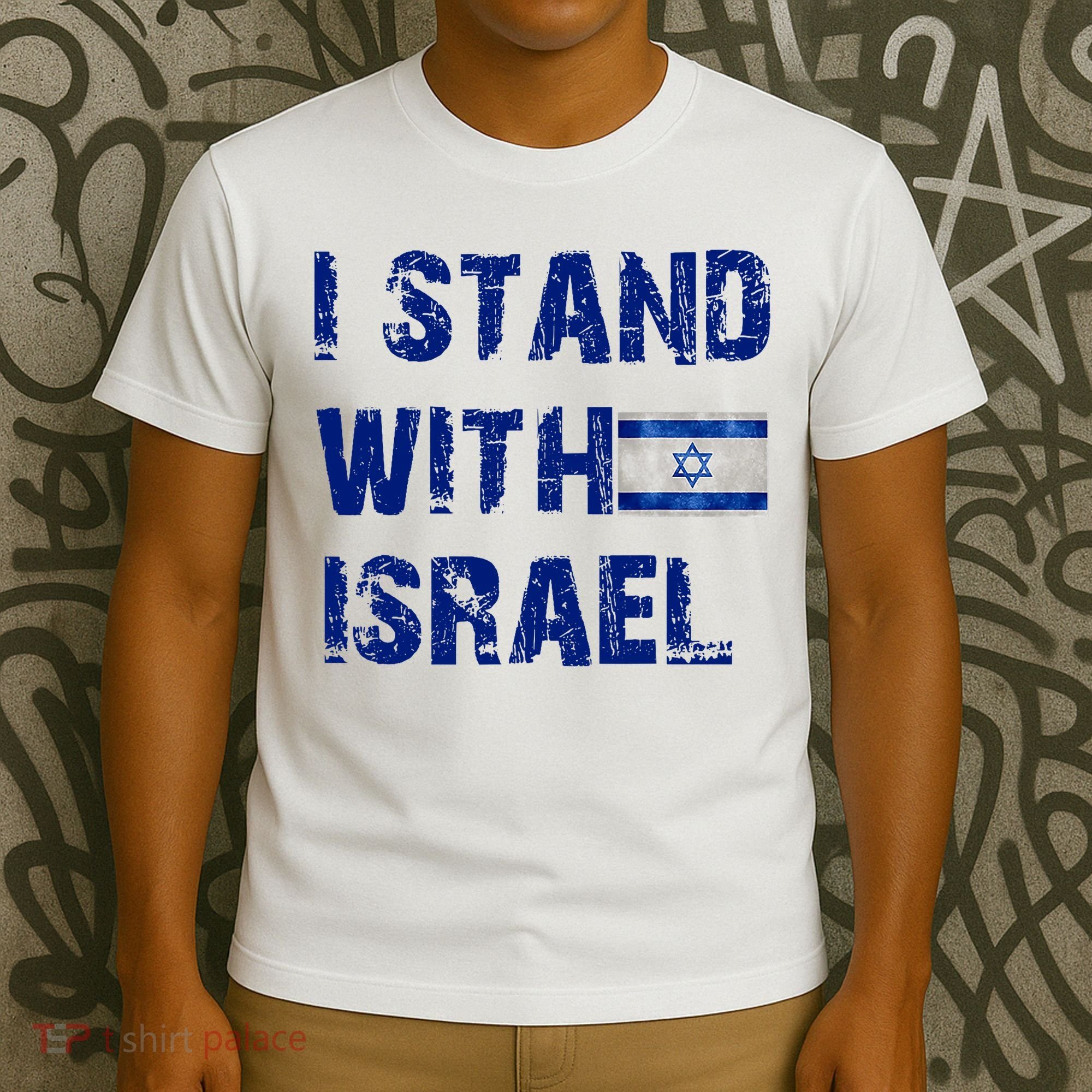 Support Israel I Stand With Israel Israeli Flag Pray For Israel T-Shirt