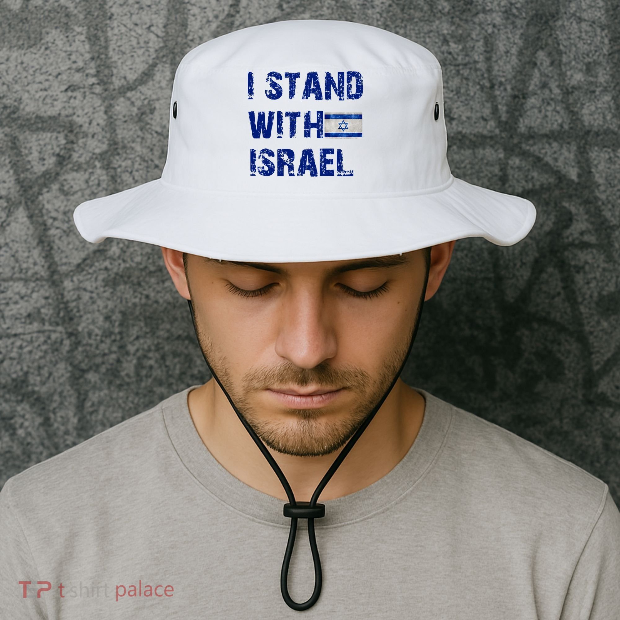 Support Israel I Stand With Israel Israeli Flag Pray For Israel Bucket Hat