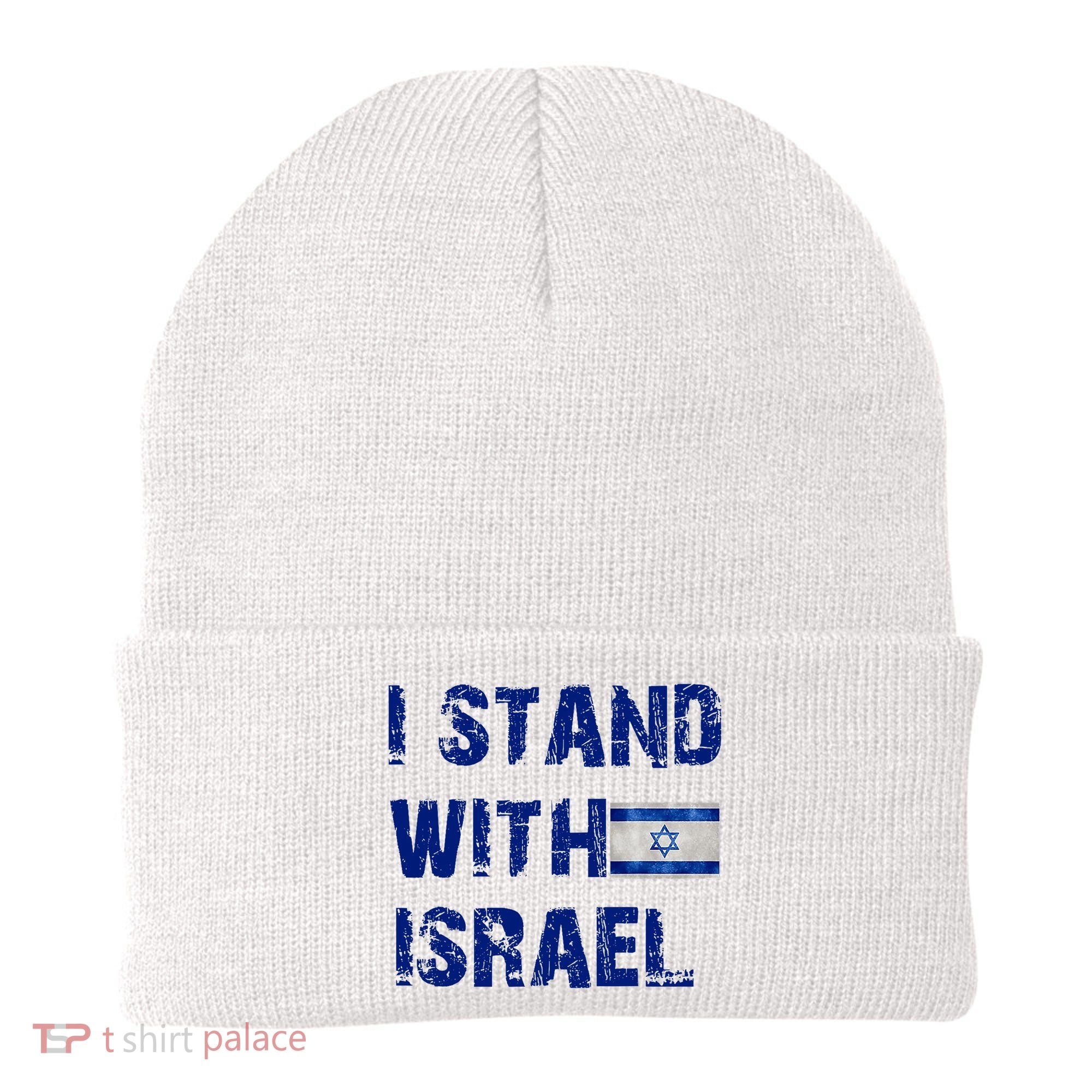 Support Israel I Stand With Israel Israeli Flag Pray For Israel Beanie