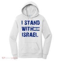Support Israel I Stand With Israel Israeli Flag Pray For Israel Women's Hoodie thumb 0