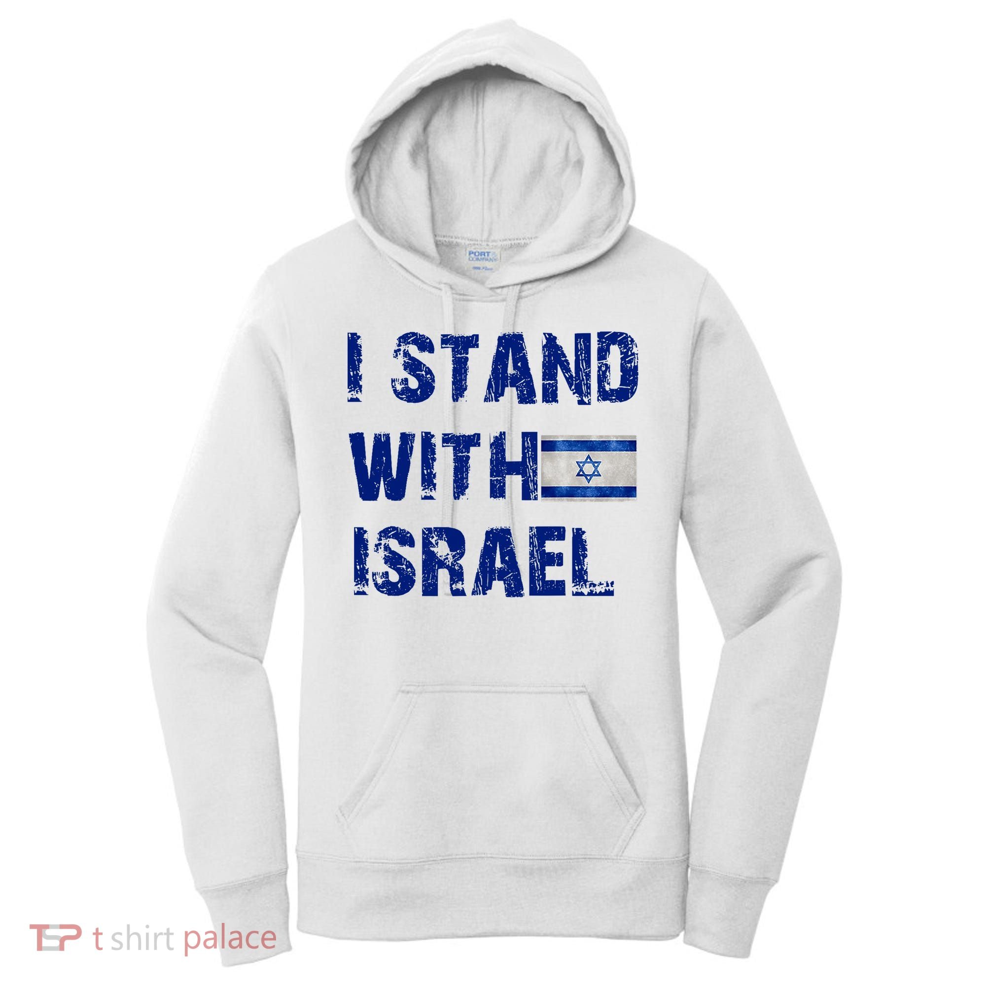 Support Israel I Stand With Israel Israeli Flag Pray For Israel Women's Hoodie