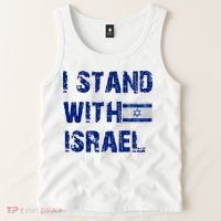 Support Israel I Stand With Israel Israeli Flag Pray For Israel Tank Top thumb 2