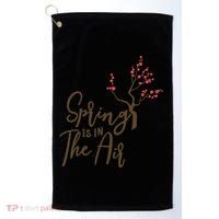 Spring Is In The Air Nature Golf Towel thumb 0