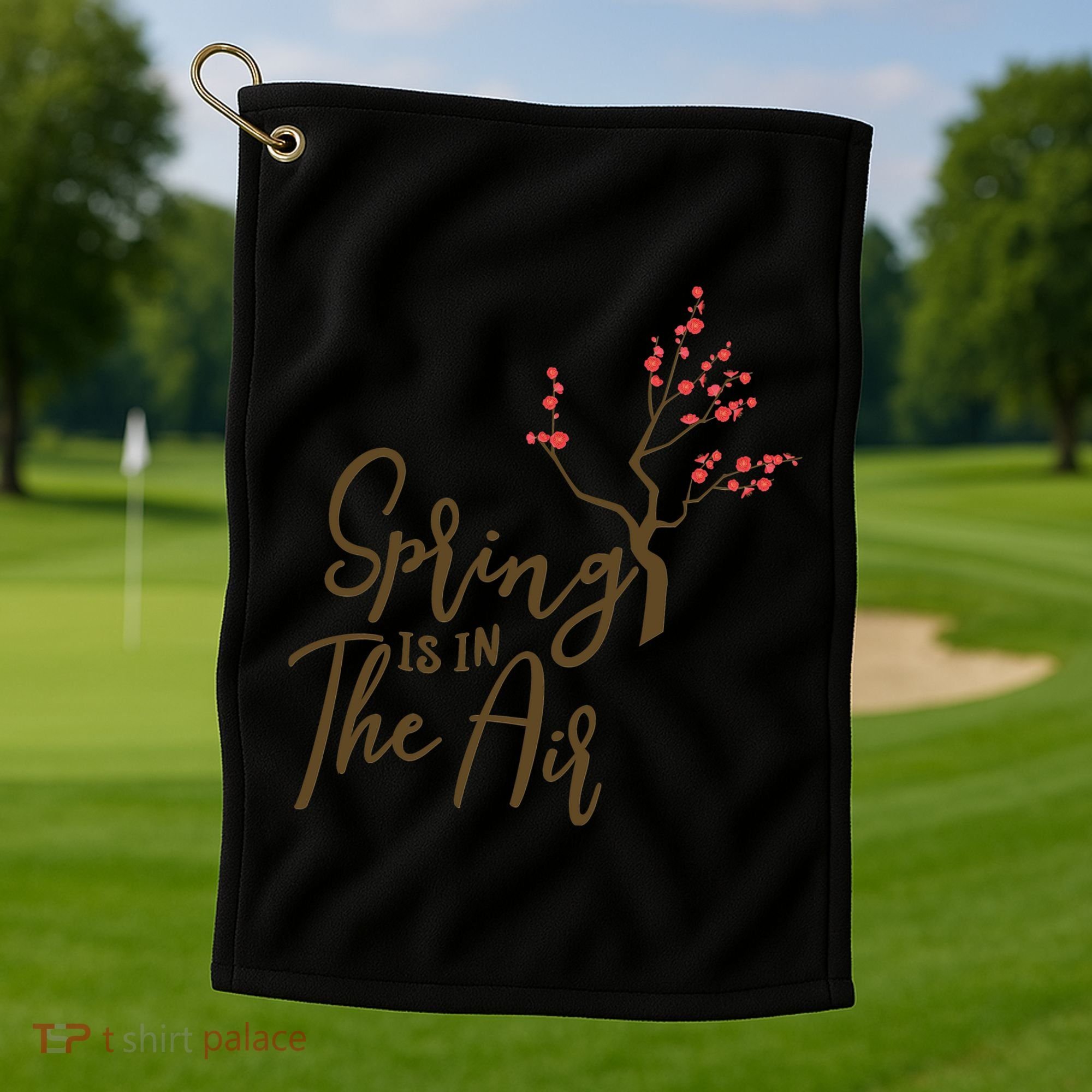 Spring Is In The Air Nature Golf Towel