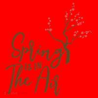 Spring Is In The Air Nature Santa Hat thumb 1