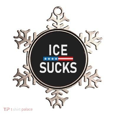 Support Immigrants Ice Sucks Ornament