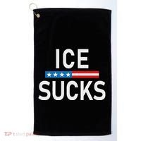 Support Immigrants Ice Sucks Golf Towel thumb 0