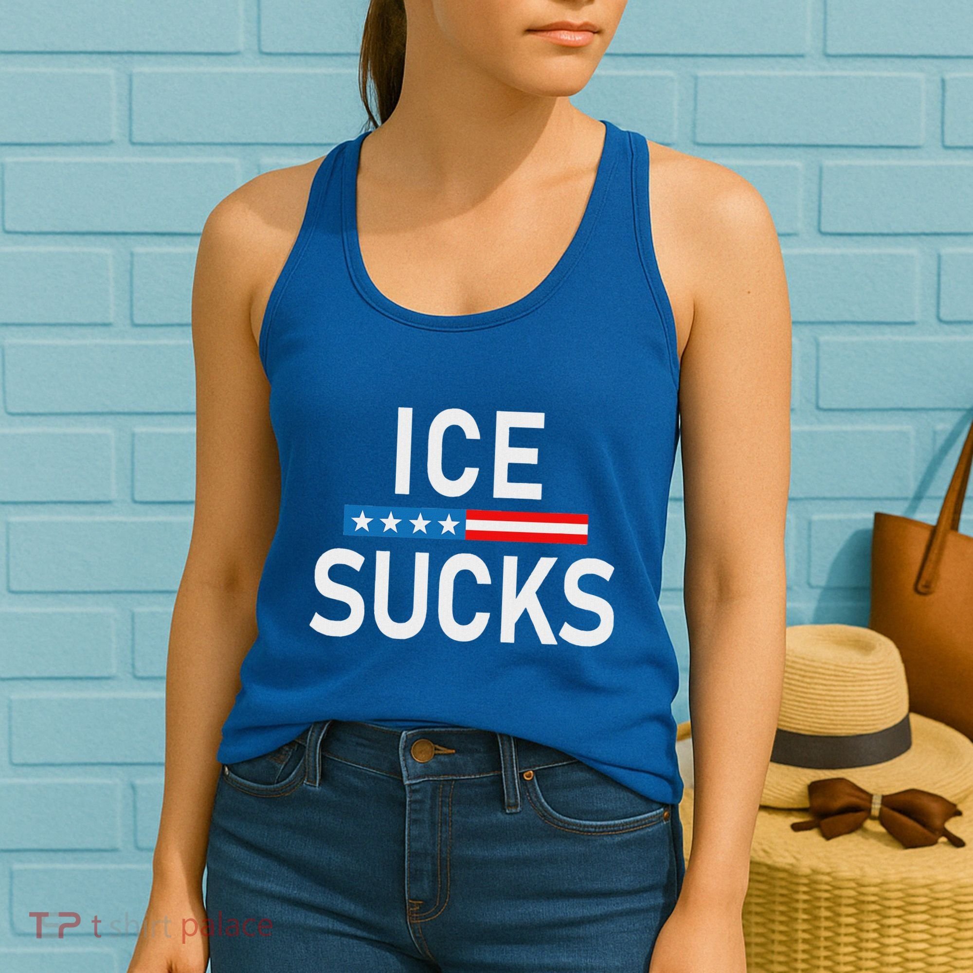 Support Immigrants Ice Sucks Women's Tank Top