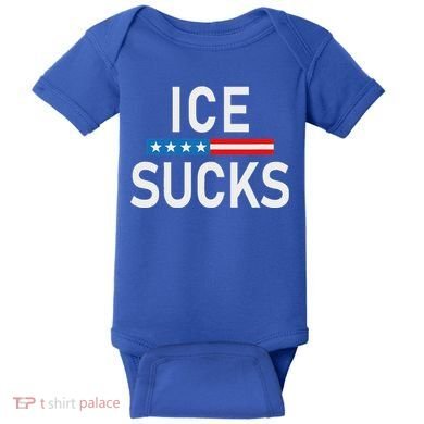 Support Immigrants Ice Sucks Baby Bodysuit