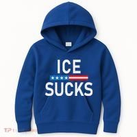 Support Immigrants Ice Sucks Kids Hoodie thumb 0