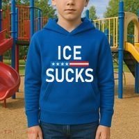 Support Immigrants Ice Sucks Kids Hoodie thumb 2