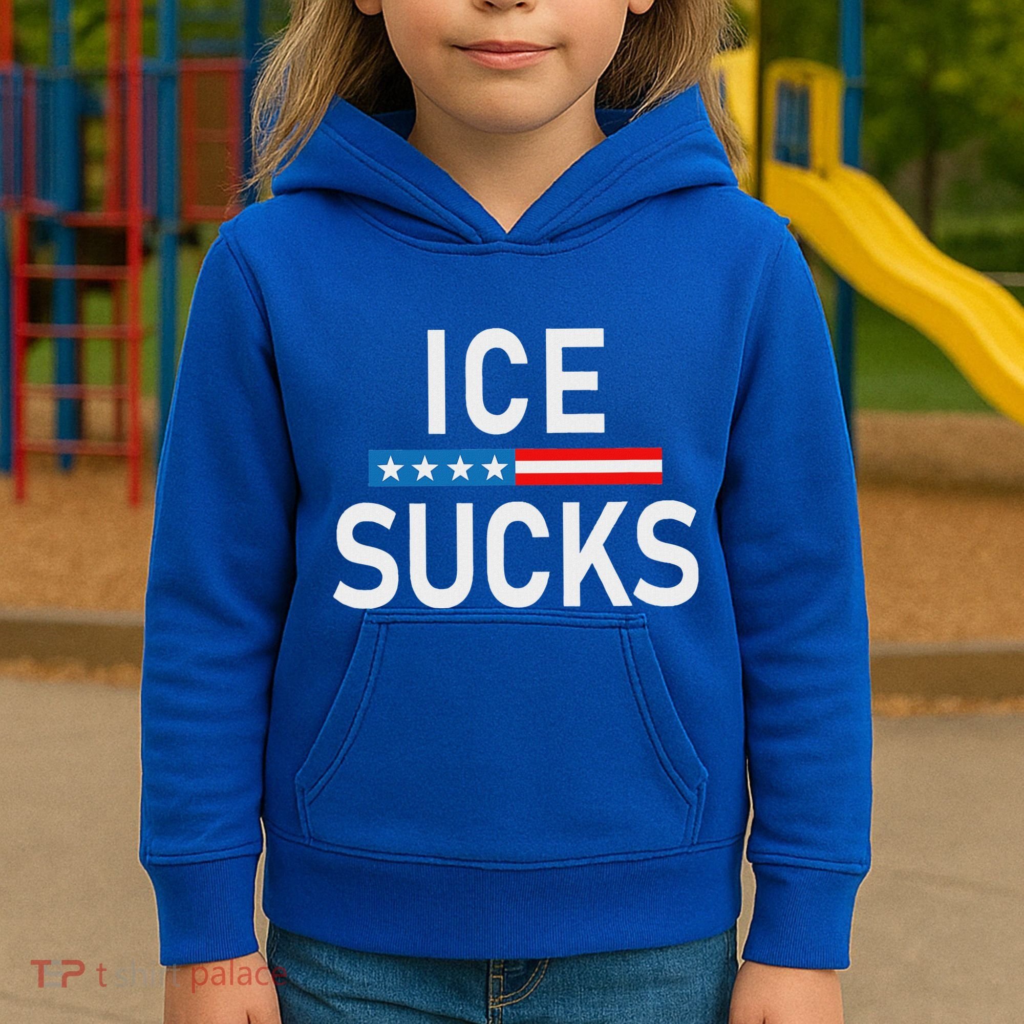 Support Immigrants Ice Sucks Kids Hoodie