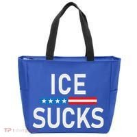 Support Immigrants Ice Sucks Tote Bag thumb 0