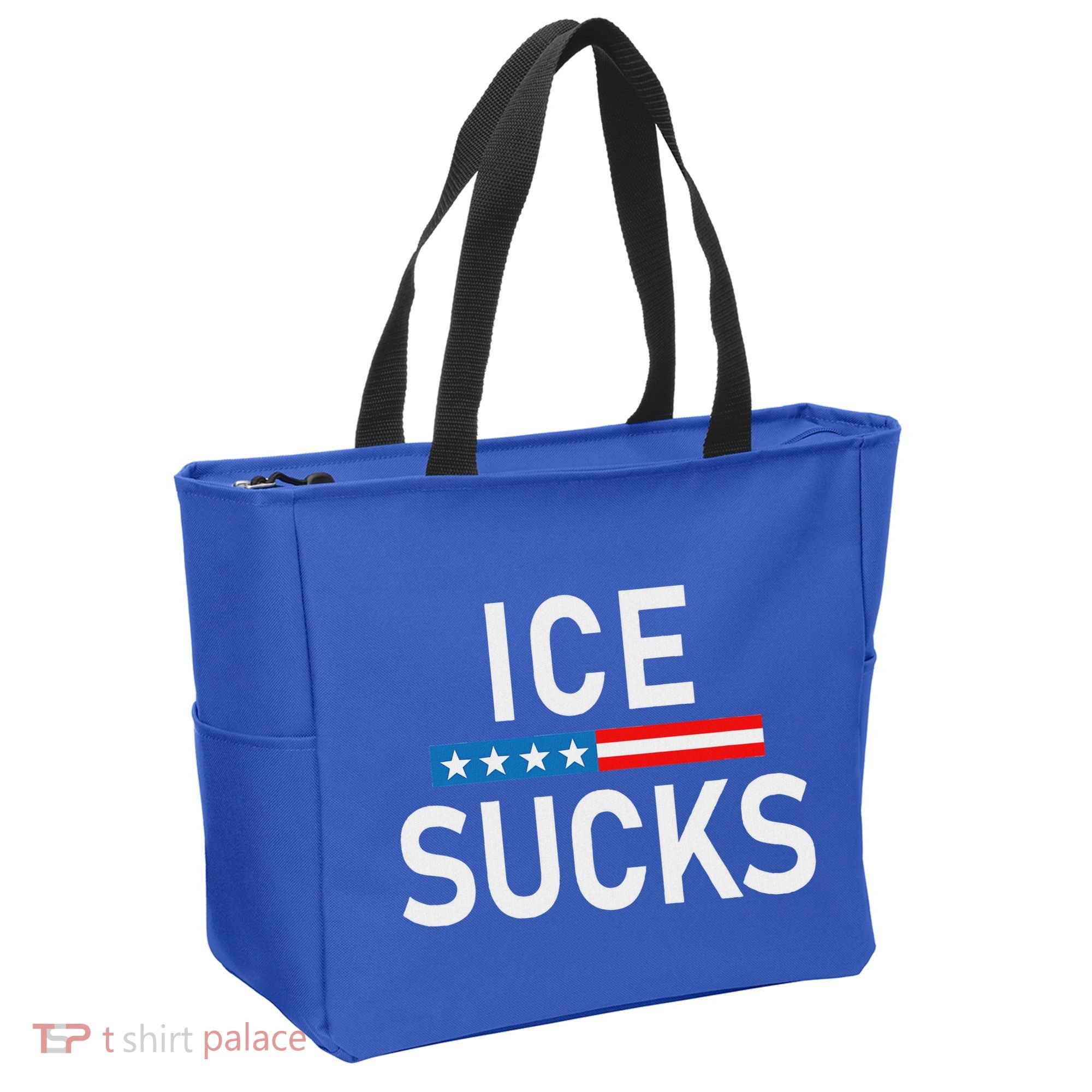 Support Immigrants Ice Sucks Tote Bag