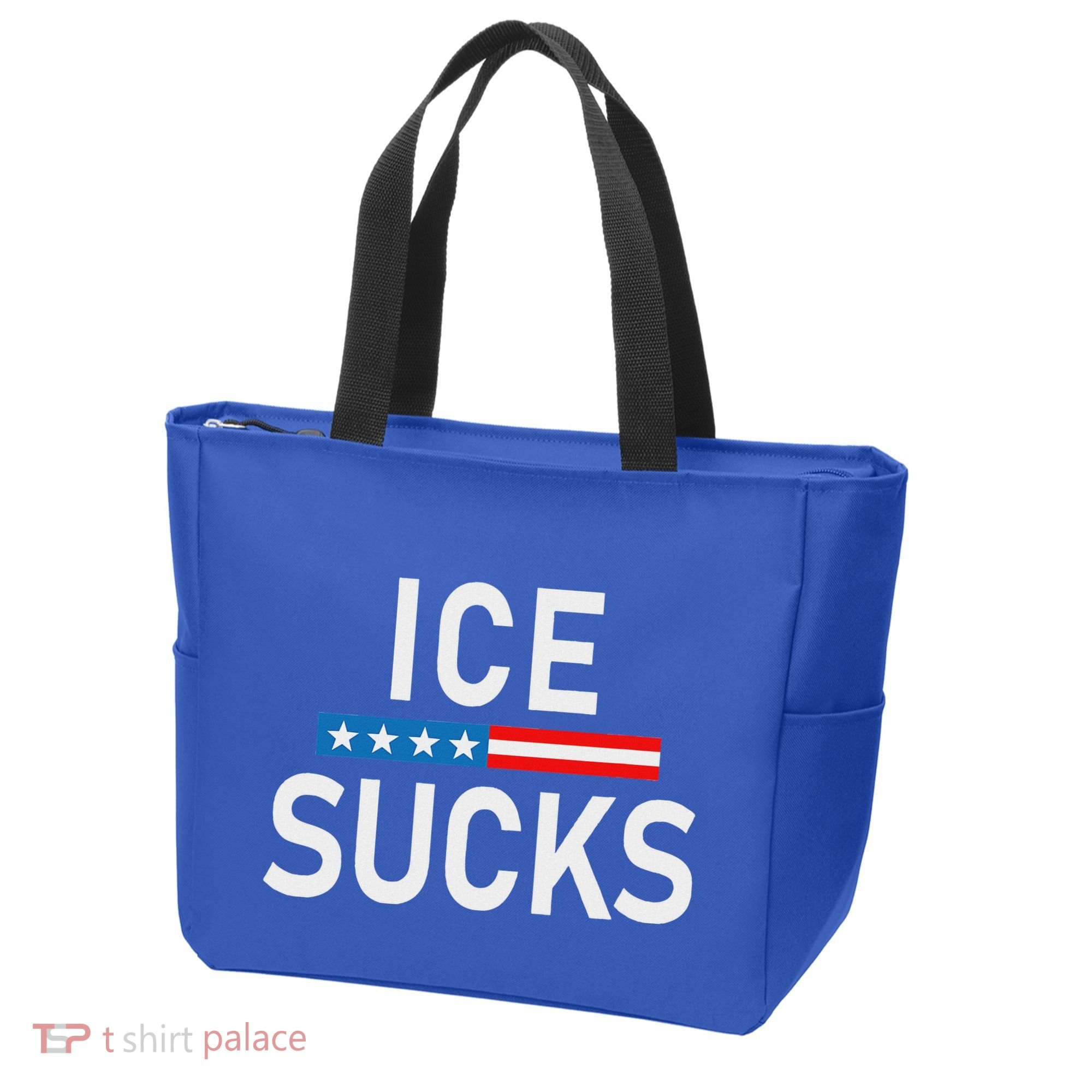 Support Immigrants Ice Sucks Tote Bag