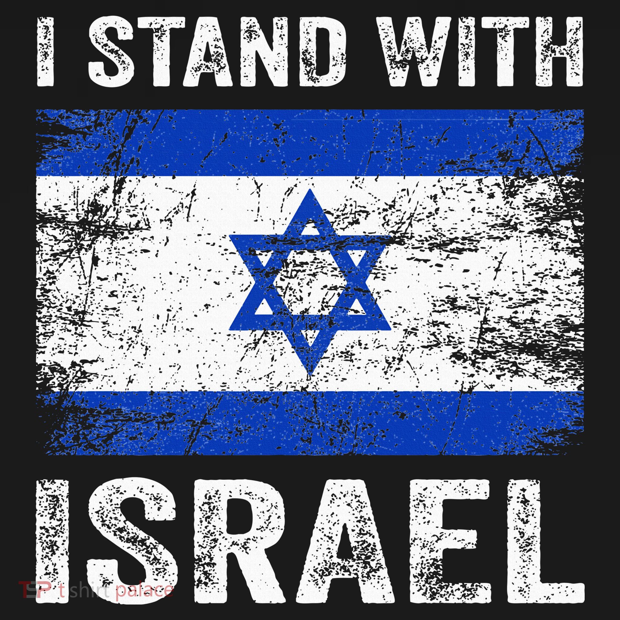 Support Israel I Stand With Israel Israeli Flag Doggie Tank