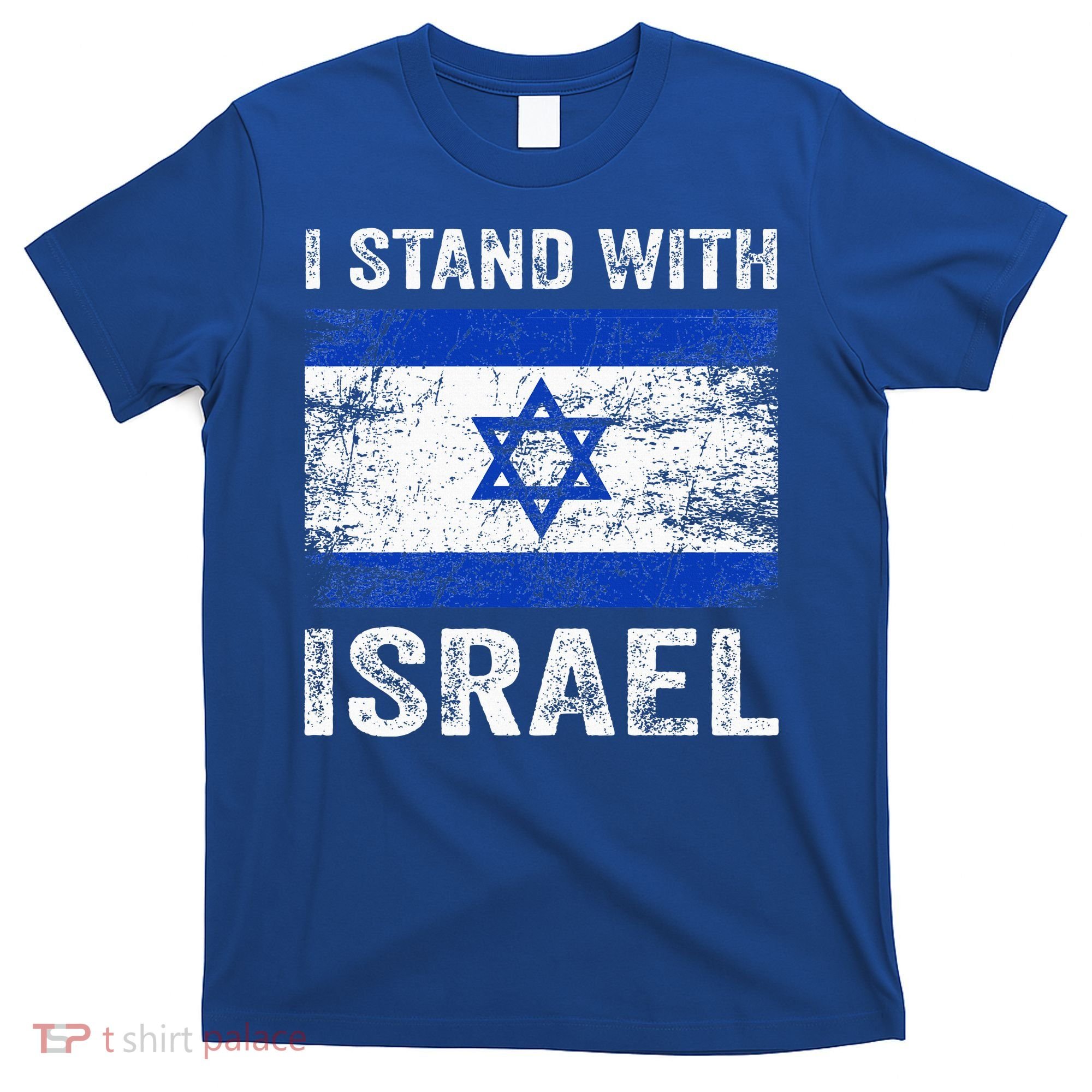 Support Israel I Stand With Israel Israeli Flag T-Shirt