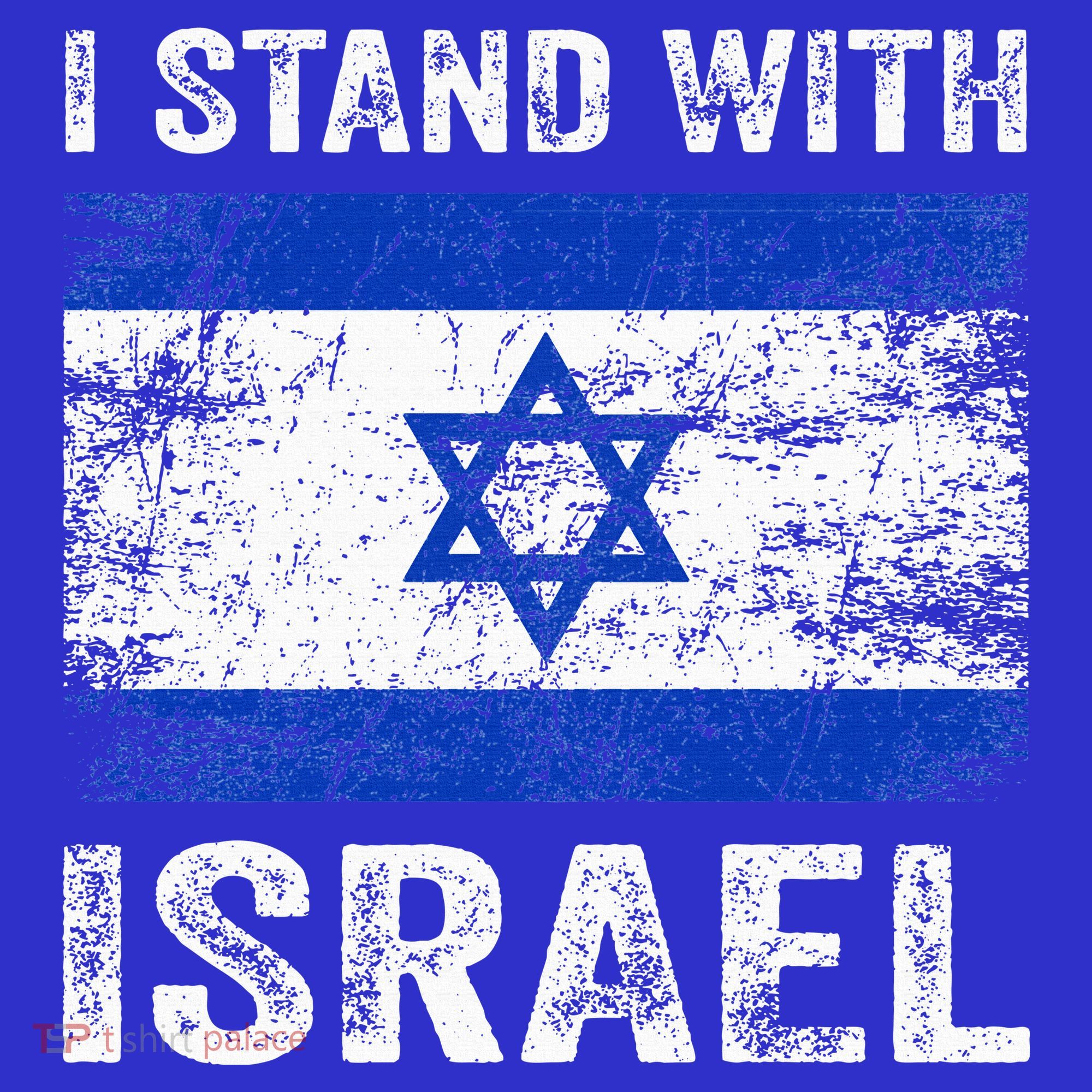 Support Israel I Stand With Israel Israeli Flag Women's Tank Top