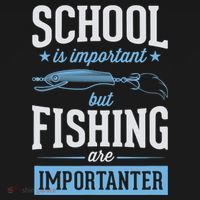 School Is Important But Fishing Is Importanter Backpack thumb 2
