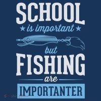 School Is Important But Fishing Is Importanter Women's Tank Top thumb 5