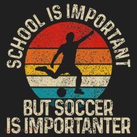 School Is Important But Soccer Is Importanter Hat thumb 2