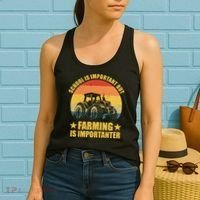 School Is Important Farming Is Importanter Women's Tank Top thumb 2