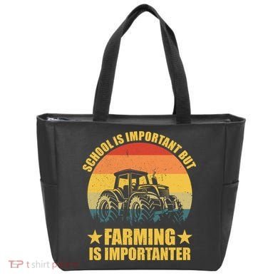 School Is Important Farming Is Importanter Tote Bag