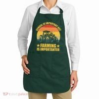 School Is Important Farming Is Importanter Apron thumb 2